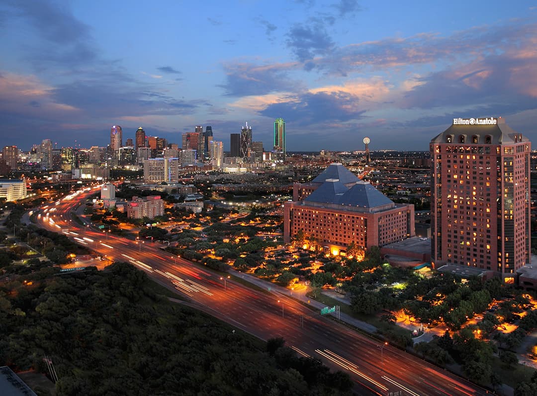 Hilton Anatole Aerial View